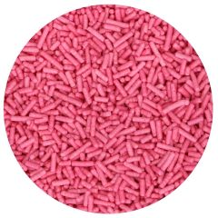 Fideos de azúcar rosas Jimmies 150 g - Wilton