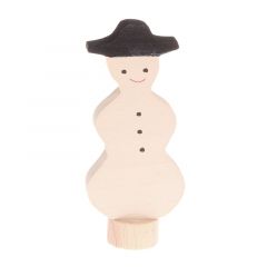 Figura muñeco de nieve de madera para calendario anual circular y para espiral - Grimm's