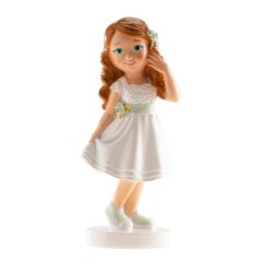 Figura niña de comunión Ana con zapatillas 15,6 cm - Dekora