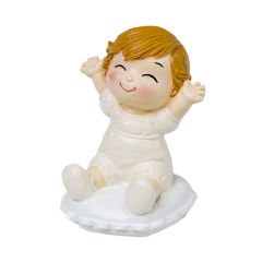 Figura niño bebé sentado en cojín 6,50 cm - Mopec