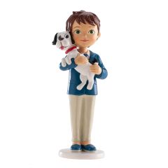 Figura niño de comunión perro 16,5 cm - Dekora