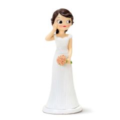Figura novia de boda mano mejilla 21 cm - Mopec