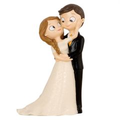 Figura novios abrazados y caricias 21 cm - Mopec