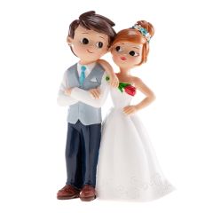 Figura pareja de novios boda 16 cm - Dekora