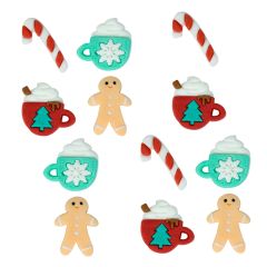 Figuras de azúcar bastones y jengibre Navidad (12) - PME