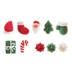 Figuras de azúcar Navidad (24) - Sin gluten - Dekora