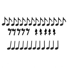 Figuras rítmicas magnéticas de 2 duraciones (36) - Serclet