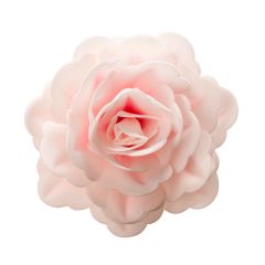 Flor de oblea rosa rosa clara 12,5 cm - Sin gluten - Dekora