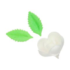 Flores de oblea Tulipanes y hojas 4 cm (12) - Funcakes
