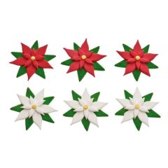Flores de Pascua de azúcar Navidad (6) - Decora