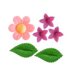 Flores y hojas de oblea (38) - Sin gluten - Dekora