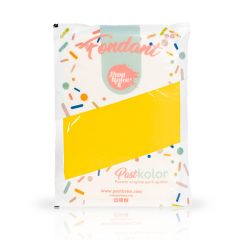 Fondant amarillo 1 kg - Sin gluten - Pastkolor