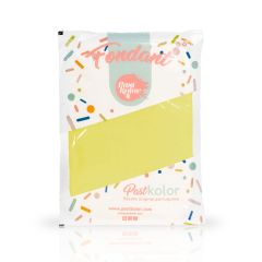 Fondant amarillo limón 1 kg - Sin gluten - Pastkolor
