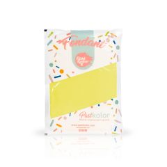 Fondant amarillo limón 250 g - Sin gluten - Pastkolor