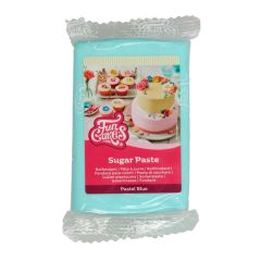 Fondant azul pastel 250 g - Sin gluten - Funcakes