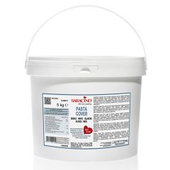 Fondant blanco Pasta Cover 5 kg - Sin gluten - Saracino