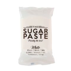 Fondant blanco sabor vainilla 1 kg - Sin gluten - The Sugar Paste