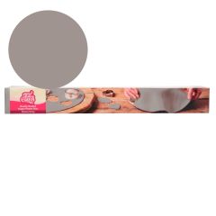 Fondant extendido listo para usar gris 430 g - Sin gluten - Funcakes