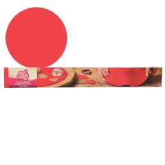 Fondant extendido listo para usar rojo 430 g - Sin gluten - Funcakes