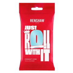 Fondant Icing azul huevo de pato 250 g - Renshaw