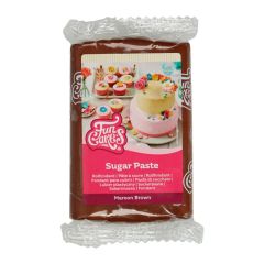 Fondant marrón chocolate 250 g - Sin gluten - Funcakes
