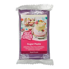 Fondant púrpura 250 g - Sin gluten - Funcakes