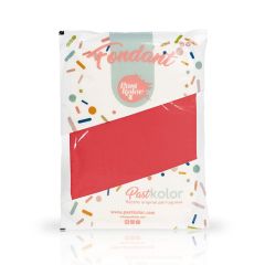 Fondant rojo 1 kg - Sin gluten - Pastkolor