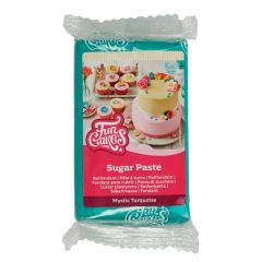 Fondant turquesa 250 g - Sin gluten - Funcakes