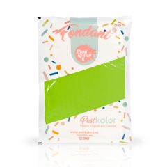 Fondant verde fluorescente 1 kg - Sin gluten - Pastkolor
