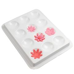 Formador de flores y paleta para mezclar colores con 12 cavidades - JEM