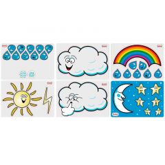 Formas meteorológicas gigantes Maxi-meteo Light & Learn - HenBea