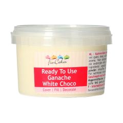Ganache chocolate blanco 260 g - Funcakes