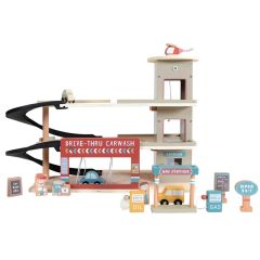 Garaje estación de servicio de madera - Little Dutch