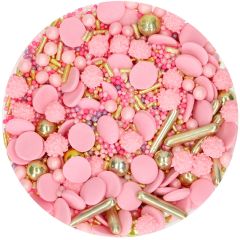 Sprinkles Glamour Pink Medley 65 g - Funcakes