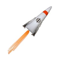 Globo de foil gigante Cohete Espacial 1 metro - Meri Meri