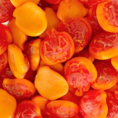 Gominolas de azúcar calabazas Halloween rellenas 1 kg - Sin gluten - Fini