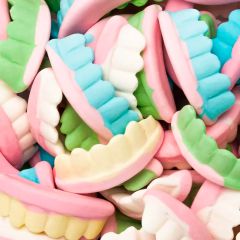 Gominolas de azúcar dentaduras 250 uds - Boolies