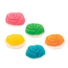 Gominolas de azúcar Flores de colores (1 kg) - Sin gluten - Jake