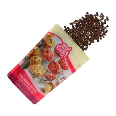 Gotas de chocolate negro 350 g - Funcakes