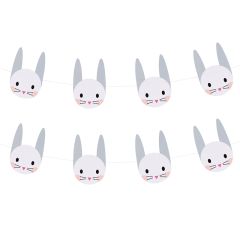 Guirnalda de papel conejitos - My Little Day