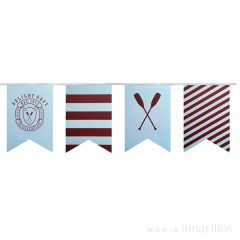 Guirnalda de papel Preppy Paddle 4,5 metros - Delight Department