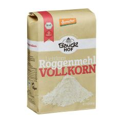 Harina de centeno integral ecológica 1 kg - Bauckhof