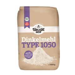Harina de espelta semi integral 1050 ecológica 1 kg - Bauckhof