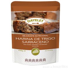 Harina de trigo sarraceno 400 gr - Sin gluten - Dayelet