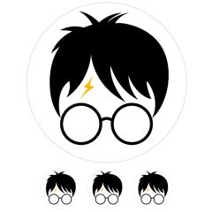 Oblea Harry Potter 20 cm - María Lunarillos