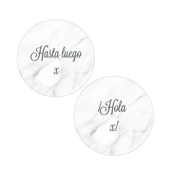 Pack papeles comestibles burn Hasta luego Hola Edad 14 cm - María Lunarillos