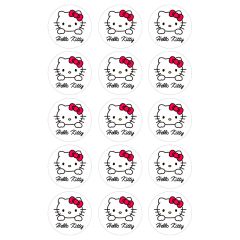 Oblea Hello Kitty 1 - 5 cm (15) - María Lunarillos