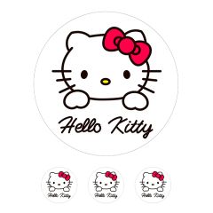 Papel de azúcar Hello Kitty 2 - 20 cm - María Lunarillos