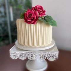 Hoja de modelado para Origami Cake vincado delicado