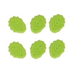 Hojas de mazapán verdes 3,5 cm (12) - Funcakes